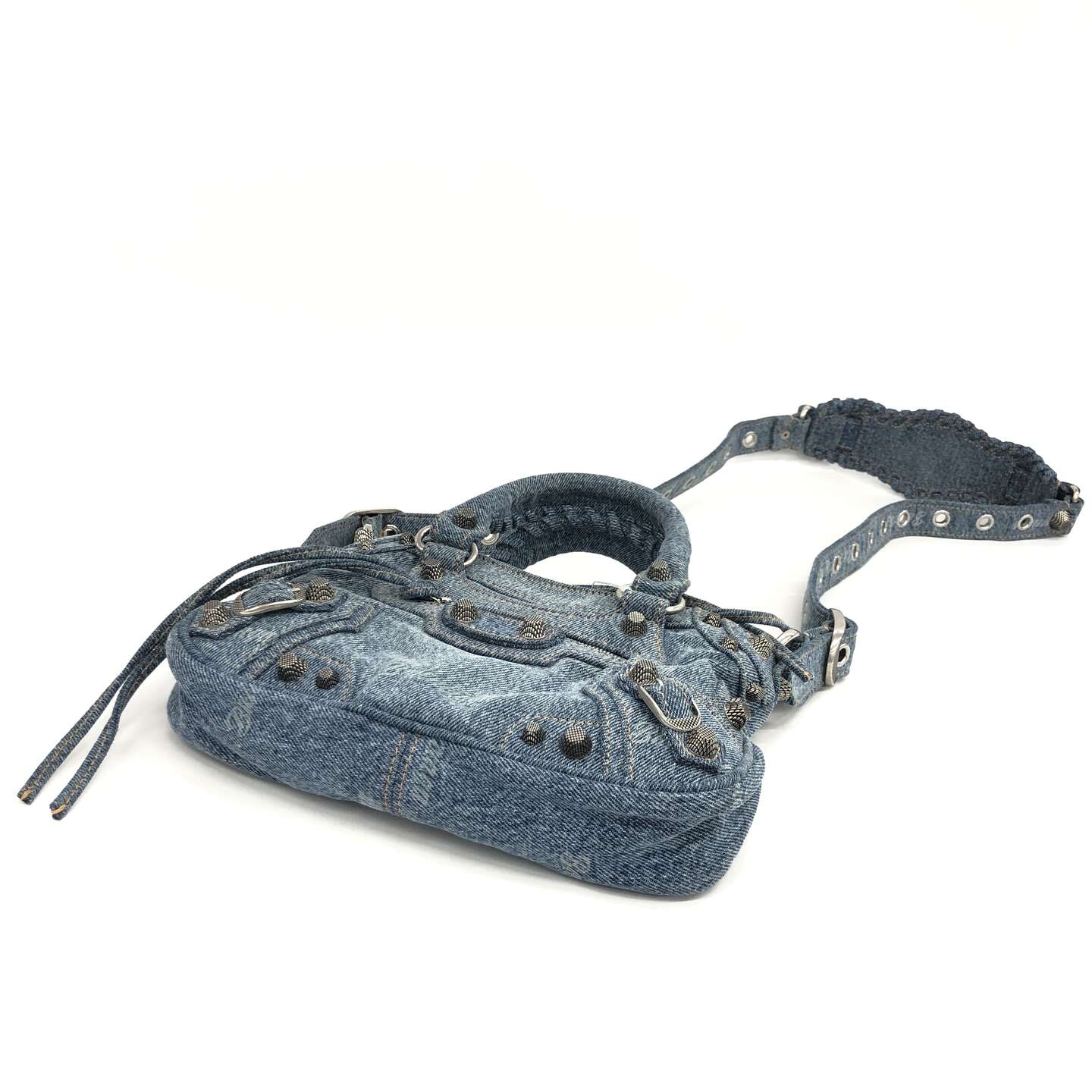 BALENCIAGA NEO CAGOLE CITY DENIM 751523 丹寧牛仔2way包