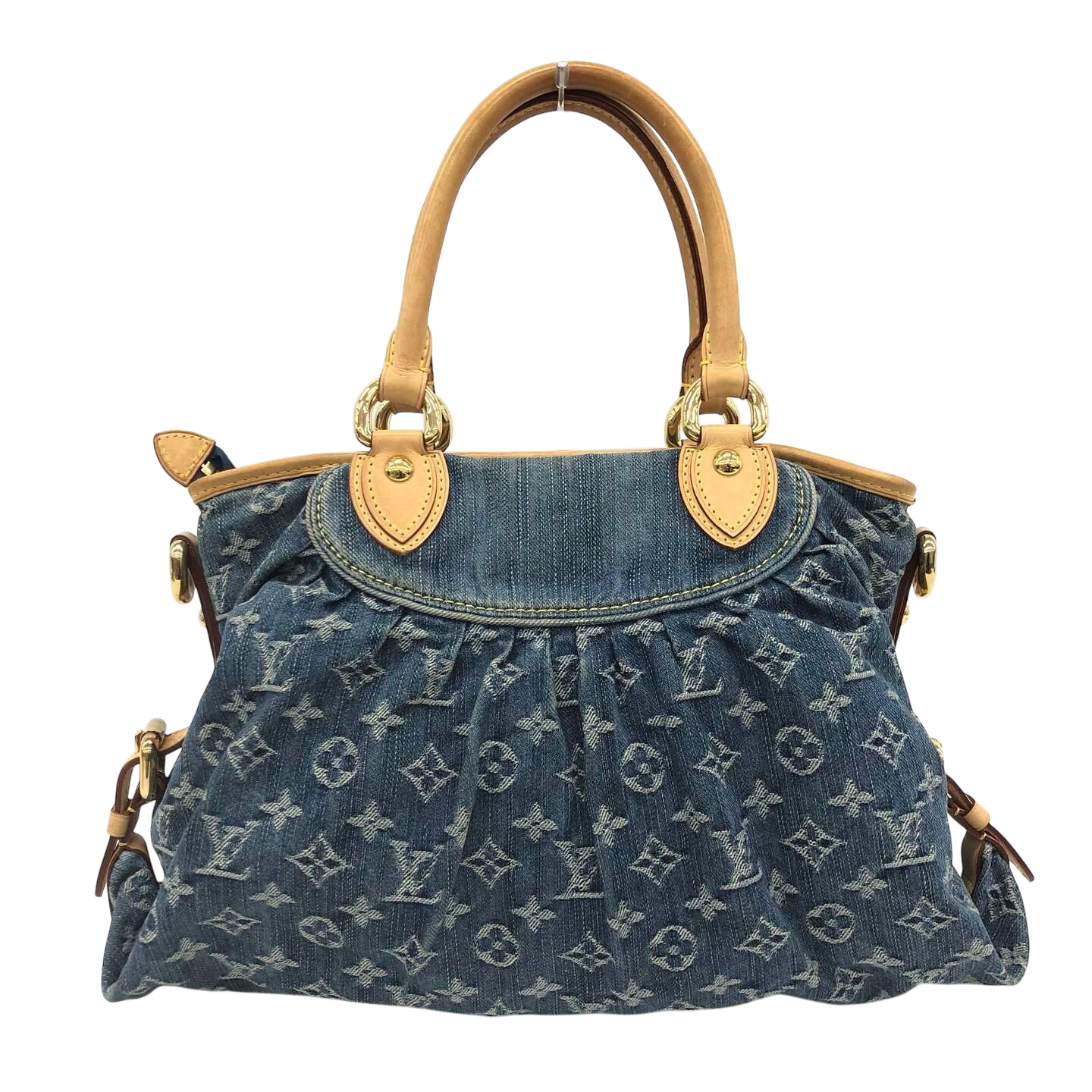 LV Monogram Denim Neo Cabby MM M95349  丹寧2way包 VI2097