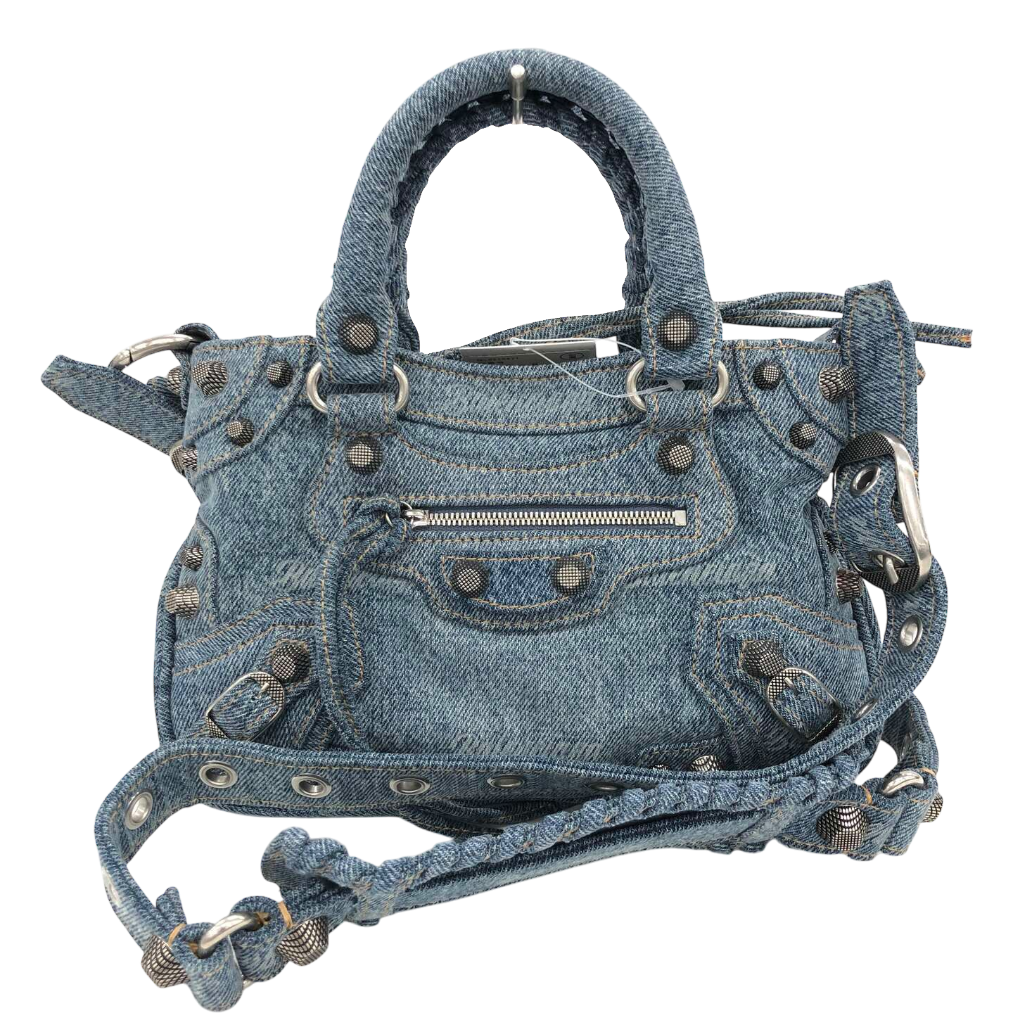BALENCIAGA NEO CAGOLE CITY DENIM 751523 丹寧牛仔2way包